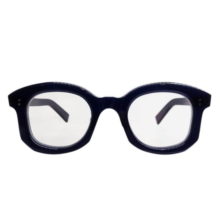 corner コーナー Toile/トワル Col.11 Black in Blue / Clear Flat Lenses クラウンパント×ウェリントン Sublimationシリーズ メガネ 正規取扱店 | corner | 01
