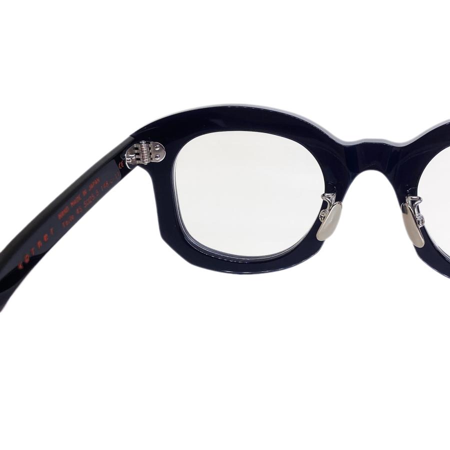corner コーナー Toile/トワル Col.11 Black in Blue / Clear Flat Lenses クラウンパント×ウェリントン Sublimationシリーズ メガネ 正規取扱店 | corner | 05