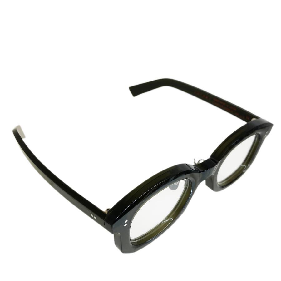 corner コーナー Toile/トワル Col.3 Olive / Clear Flat Lenses クラウンパント×ウェリントン Sublimationシリーズ メガネ 正規取扱店 | corner | 03