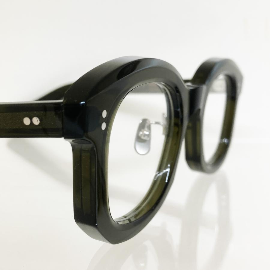 corner コーナー Toile/トワル Col.3 Olive / Clear Flat Lenses クラウンパント×ウェリントン Sublimationシリーズ メガネ 正規取扱店 | corner | 04