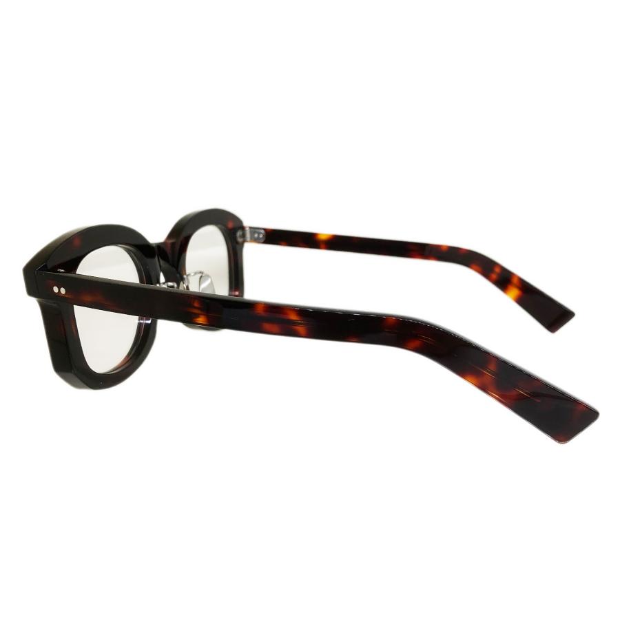 corner コーナー Toile/トワル Col.2 Tortoise / Clear Flat Lenses クラウンパント×ウェリントン Sublimationシリーズ メガネ 正規取扱店 | corner | 02
