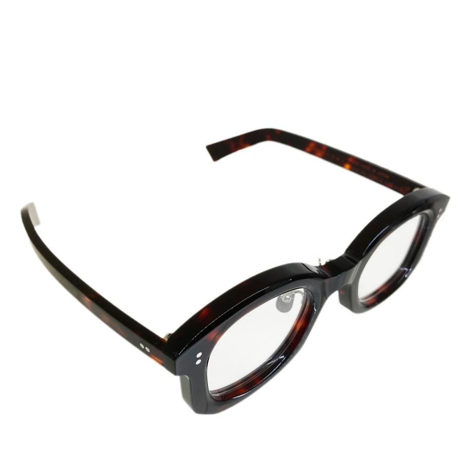 corner コーナー Toile/トワル Col.2 Tortoise / Clear Flat Lenses クラウンパント×ウェリントン Sublimationシリーズ メガネ 正規取扱店 | corner | 03
