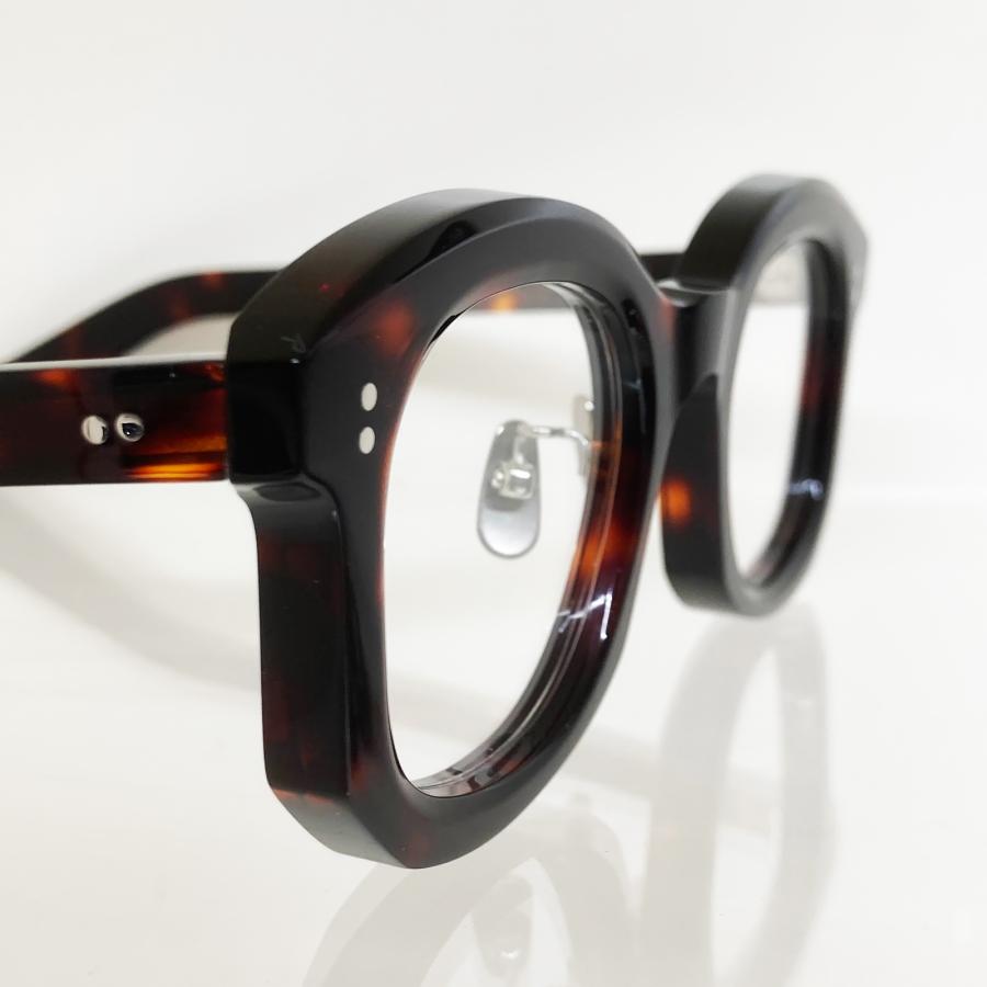corner コーナー Toile/トワル Col.2 Tortoise / Clear Flat Lenses クラウンパント×ウェリントン Sublimationシリーズ メガネ 正規取扱店 | corner | 04