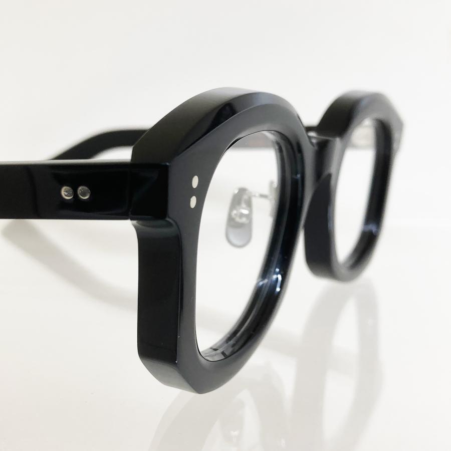 corner コーナー Toile/トワル Col.0 Black / Clear Flat Lenses クラウンパント×ウェリントン Sublimationシリーズ メガネ 正規取扱店 | corner | 04