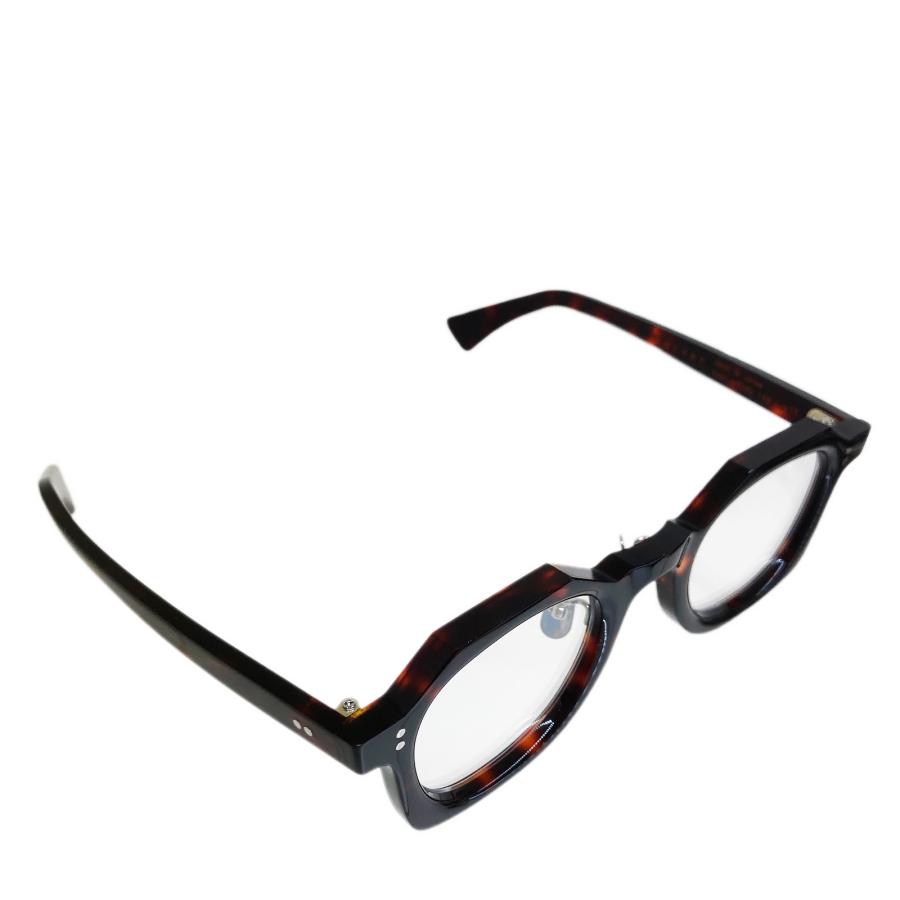 corner コーナー Coat/コート Col.2 Tortoise 鼈甲柄 / Clear Flat Lenses ウェリントン フレンチヴィンテージ Ascend seriesシリーズ メガネ 正規取扱店 | corner | 03