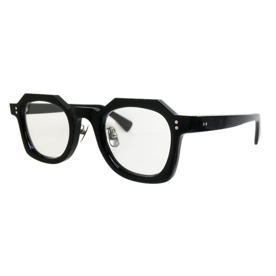 corner コーナー Coat/コート Col.0 Black 黒 / Clear Flat Lenses ウェリントン フレンチヴィンテージ Ascend seriesシリーズ メガネ 正規取扱店 | corner