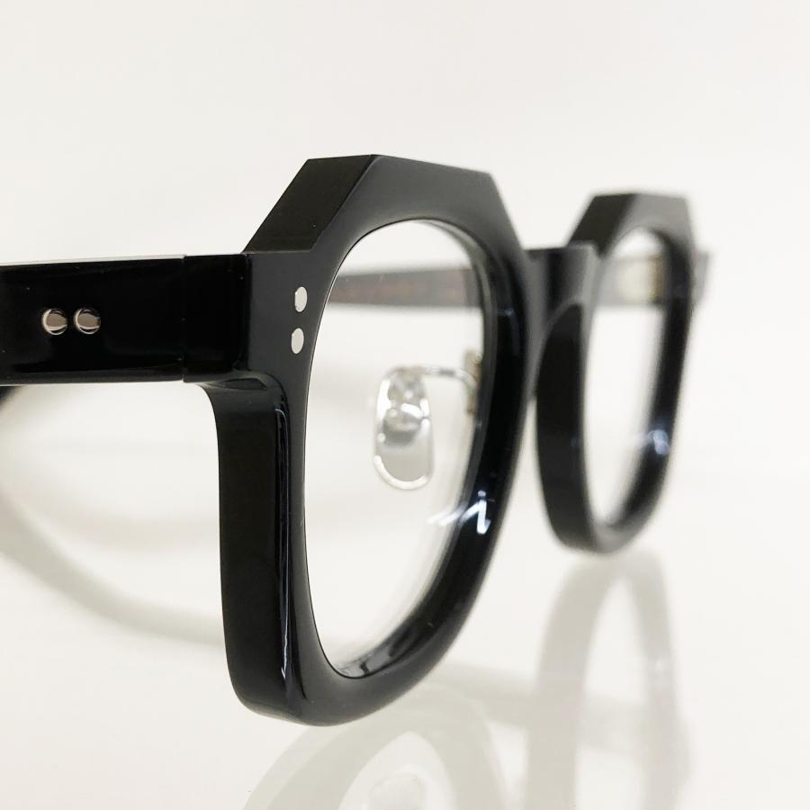 corner コーナー Coat/コート Col.0 Black 黒 / Clear Flat Lenses ウェリントン フレンチヴィンテージ Ascend seriesシリーズ メガネ 正規取扱店 | corner | 04
