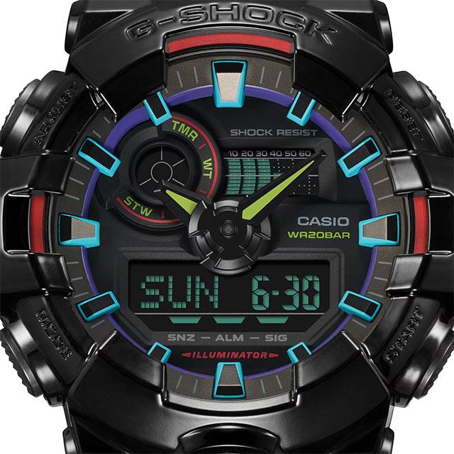 G-SHOCK CASIO カシオ ジーショック GA-700RGB-1AJF Virtual Rainbow