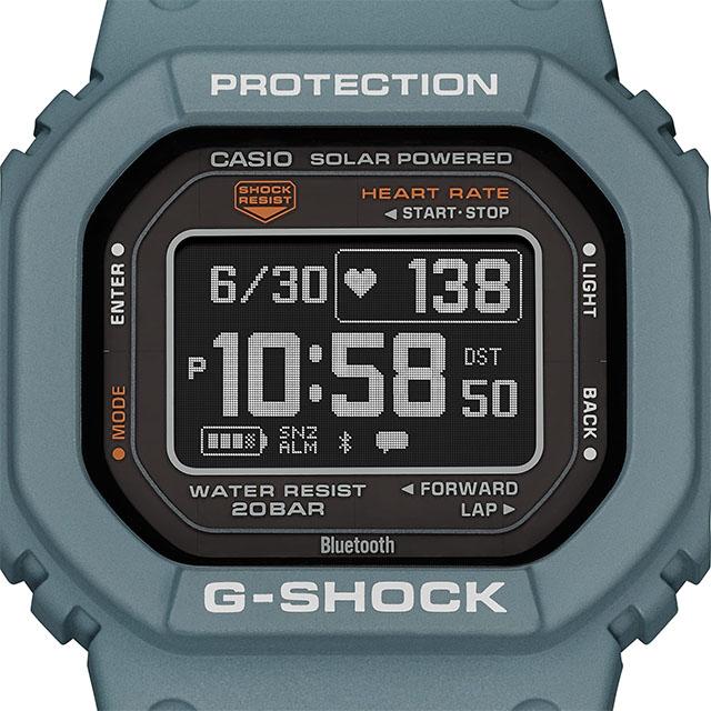 CASIO カシオ G-SHOCK ジーショック G-SQUAD DW-H5600-2JR 心拍計 モバイルリンク ソーラー グリーン 限定 | G-SHOCK | 01