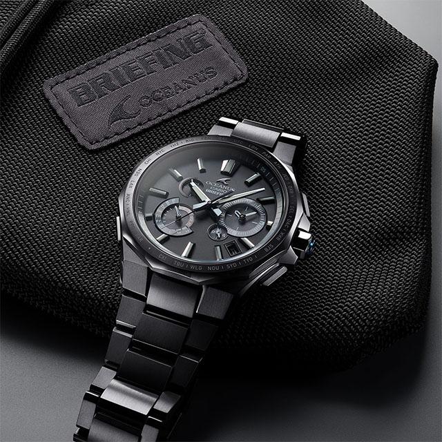 CASIO カシオ OCEANUS オシアナス OCW-T6000BR-1AJR BRIEFING 25th Anniversary Limited Edition モバイルリンク ソーラー電波 ネックポーチ 限定 | OCEANUS | 02