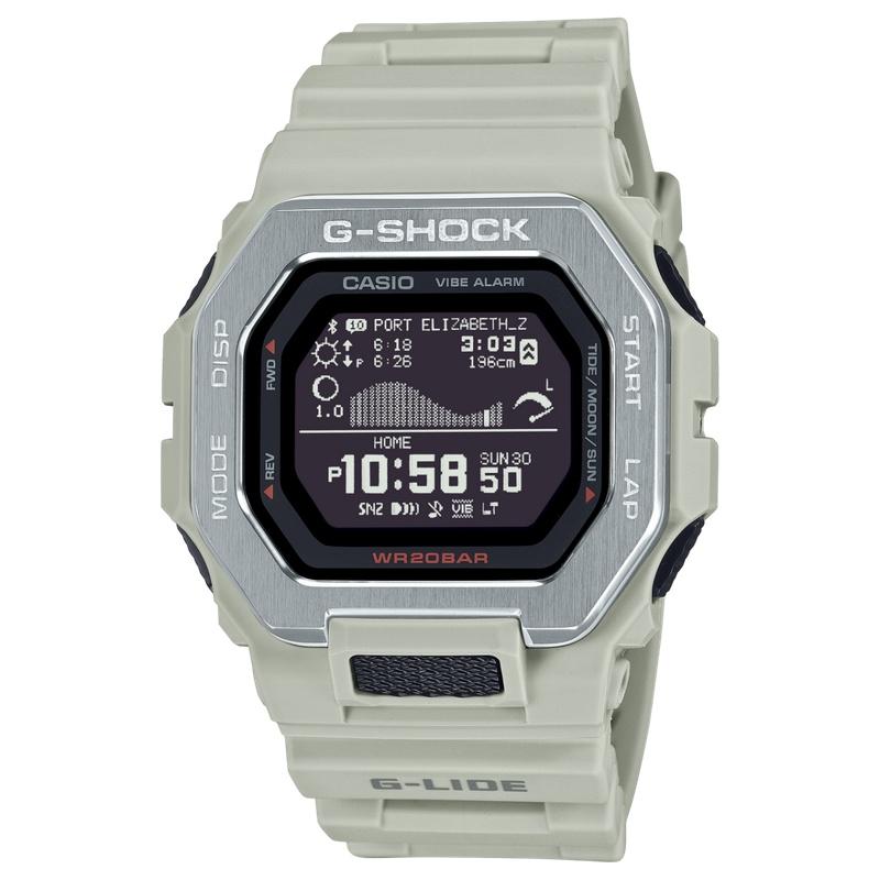 CASIO カシオ G-SHOCK ジーショック GBX-100-8JF G-LIDE 歩数計 タイドグラフ モバイルリンク グレー | G-SHOCK