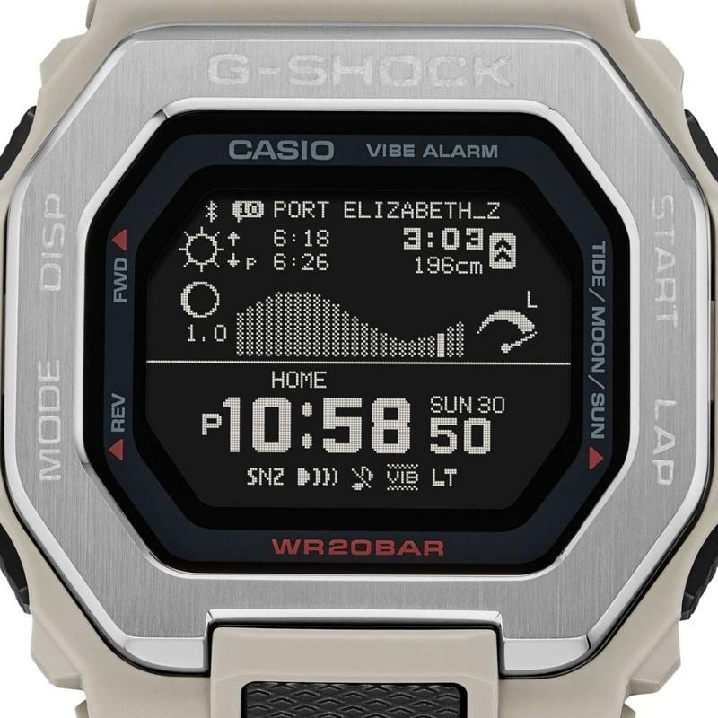 CASIO カシオ G-SHOCK ジーショック GBX-100-8JF G-LIDE 歩数計 タイドグラフ モバイルリンク グレー | G-SHOCK | 02