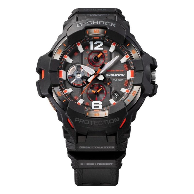 CASIO カシオ G-SHOCK ジーショック GR-B300-1A4JF GRAVITYMASTER グラビティマスター モバイルリンク ソーラー ブラック×オレンジ | G-SHOCK | 02