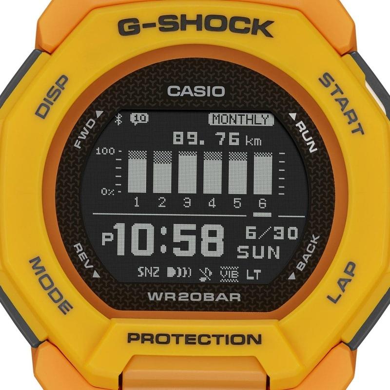 CASIO カシオ G-SHOCK ジーショック GBD-300-9JF G-SQUAD スマートフォンリンク イエロー | G-SHOCK | 01