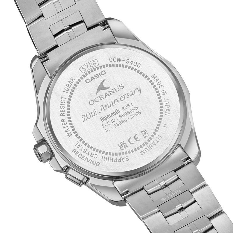 CASIO カシオ OCW-S400SG-2AJR OCEANUS オシアナス Manta マンタ OCEANUS 20TH ANNIVERSARY モバイルリンク ソーラー電波 世界限定700本 | OCEANUS | 06