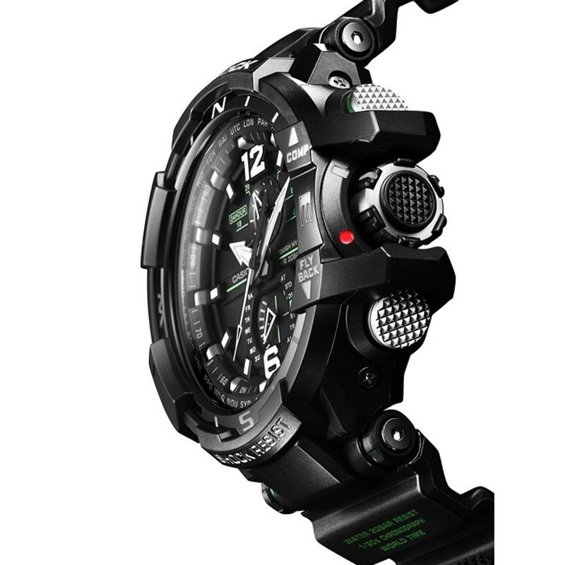 CASIO カシオ G-SHOCK ジーショック GW-A1100-1A3JF GRAVITYMASTER  グラビティマスター 方位計 ソーラー電波 | MASTER OF GーAIR | 02