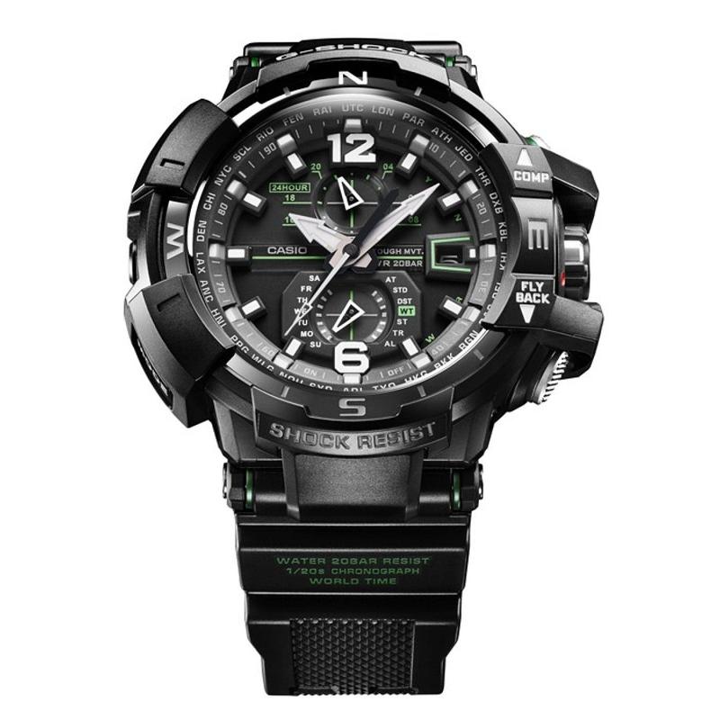 CASIO カシオ G-SHOCK ジーショック GW-A1100-1A3JF GRAVITYMASTER  グラビティマスター 方位計 ソーラー電波 | MASTER OF GーAIR | 04