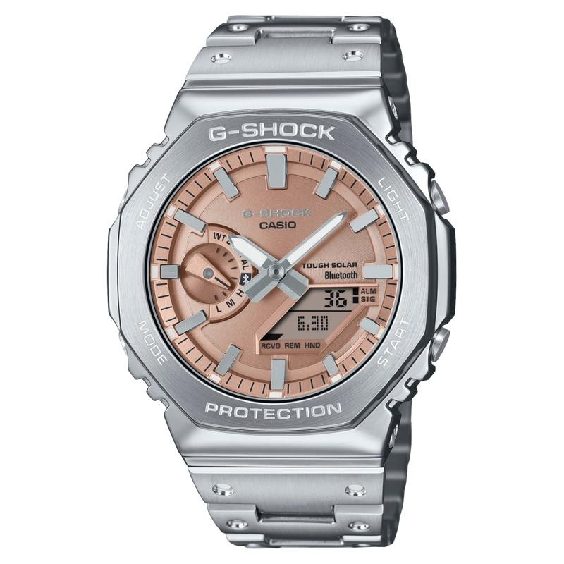 CASIO カシオ G-SHOCK ジーショック GM-B2100AD-5AJF フルメタル スマホリンク ソーラー電波 ライトブラウン | G-SHOCK