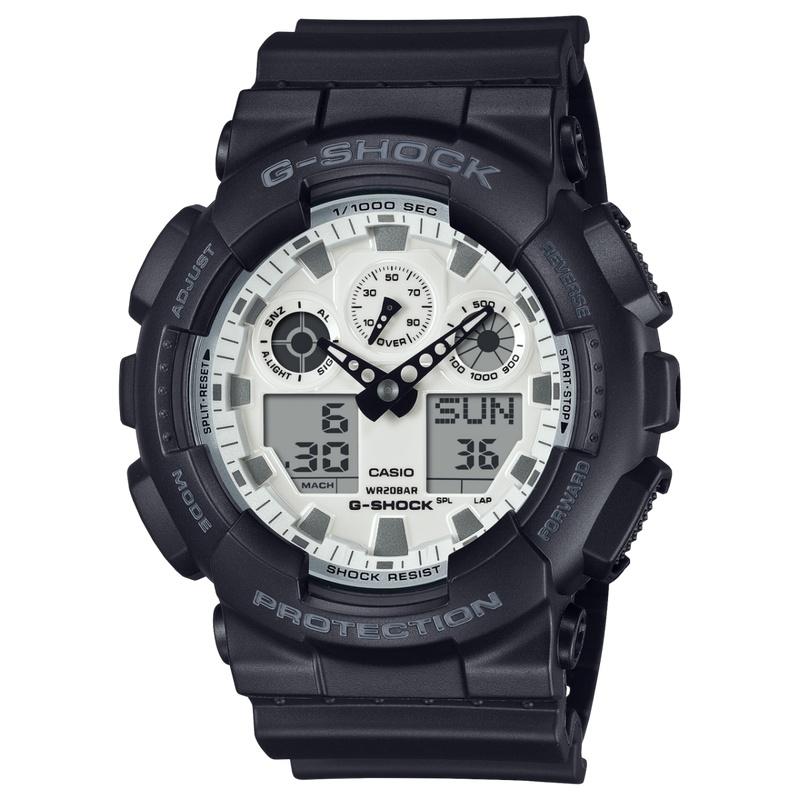 CASIO カシオ G-SHOCK ジーショック GA-100WD-1AJF Black and brilliant whiteシリーズ | G-SHOCK