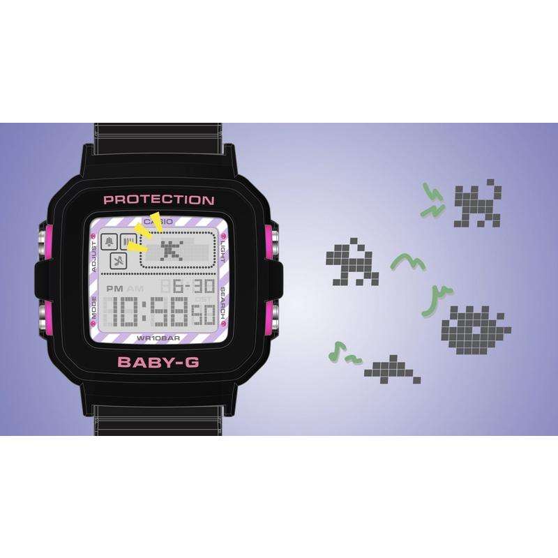 【クロミちゃんカバー】CASIO カシオ BABY-G ベビージー BGD-10KKM BABY-G＋PLUS 「クロミ」コラボモデル 限定【おまけ付き】 | BABY-G | 08