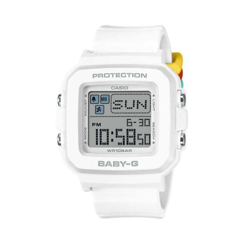CASIO カシオ BABY-G ベビージー BGD-10L-7JR BABY-G＋PLUS バンドループセット ホワイト×レインボーカラー 限定 | BABY-G | 02