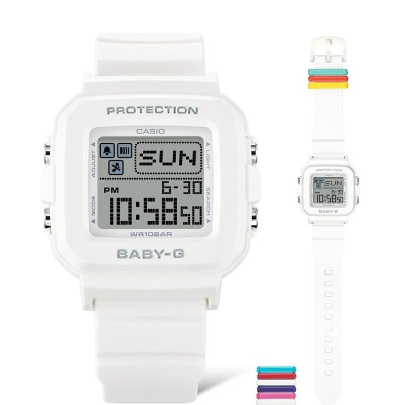CASIO カシオ BABY-G ベビージー BGD-10L-7JR BABY-G＋PLUS バンドループセット ホワイト×レインボーカラー 限定 | BABY-G | 04
