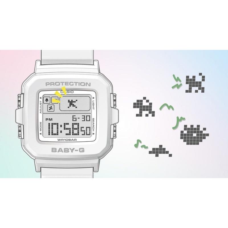 CASIO カシオ BABY-G ベビージー BGD-10L-7JR BABY-G＋PLUS バンドループセット ホワイト×レインボーカラー 限定 | BABY-G | 05