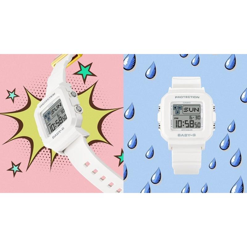 CASIO カシオ BABY-G ベビージー BGD-10L-7JR BABY-G＋PLUS バンドループセット ホワイト×レインボーカラー 限定 | BABY-G | 06