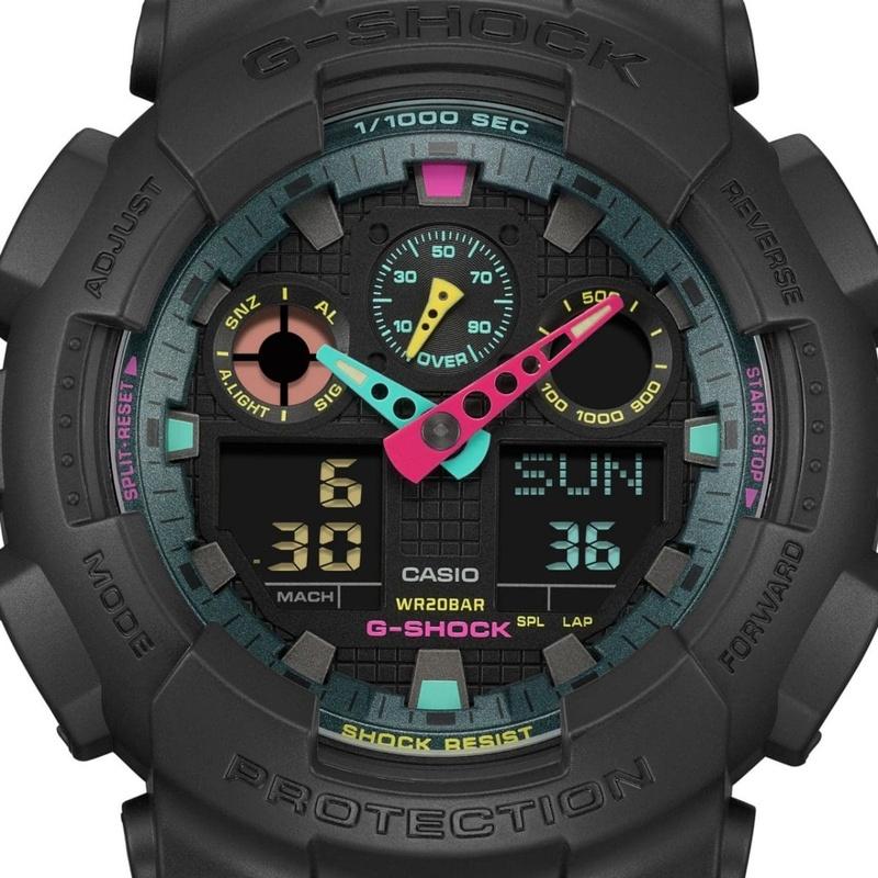 CASIO カシオ G-SHOCK ジーショック GA-100MF-1AJF Multi Fluorescent colorシリーズの画像