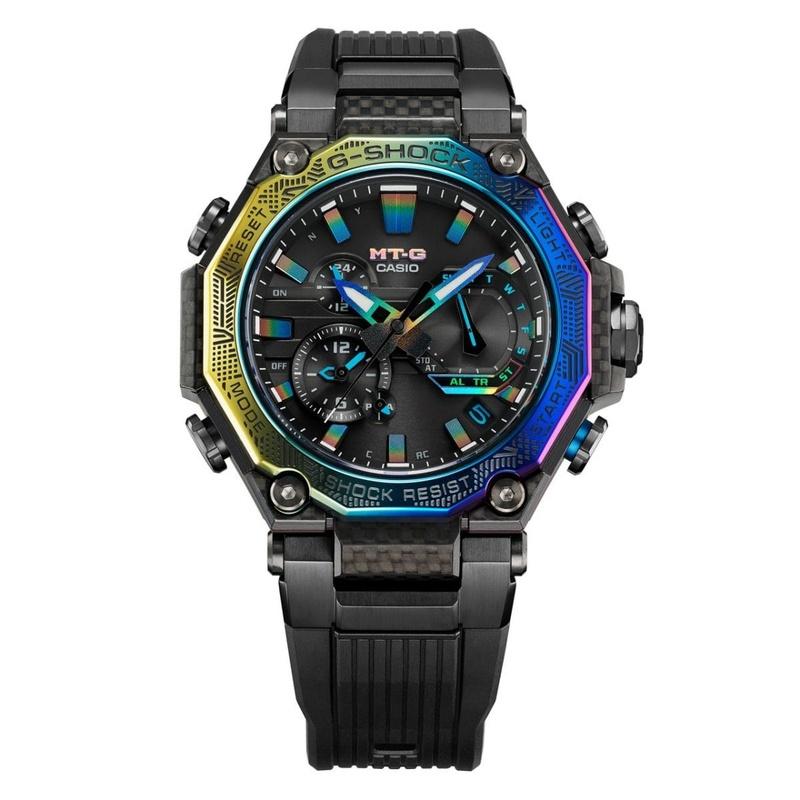 CASIO カシオ G-SHOCK ジーショック MTG-B2000YR-1AJR MT-G レインボー ソーラー電波 モバイルリンク 限定 | MT-G | 02