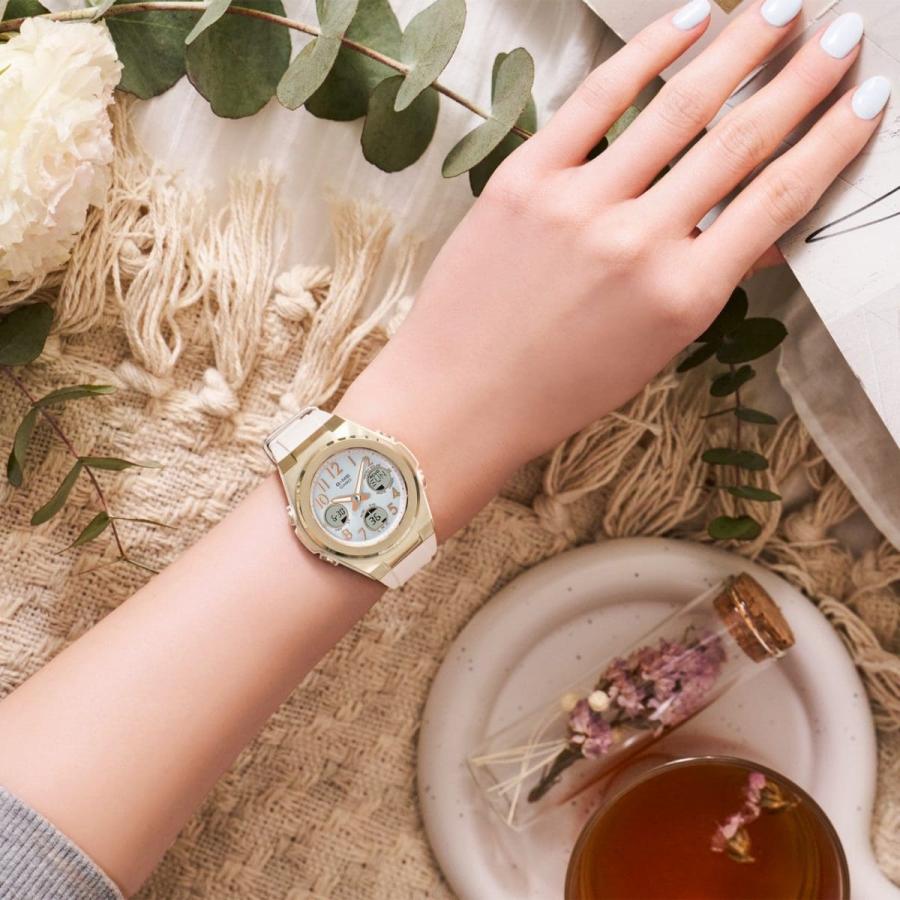 CASIO カシオ BABY-G ベビージー MSG-W610G-7AJF ホワイト×ゴールド ソーラー電波 | BABY-G | 01