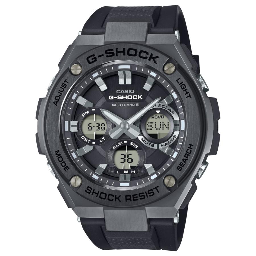CASIO カシオ G-SHOCK ジーショック GST-W110MS-1AJF G-STEEL ソーラー電波 オールブラック | G-SHOCK