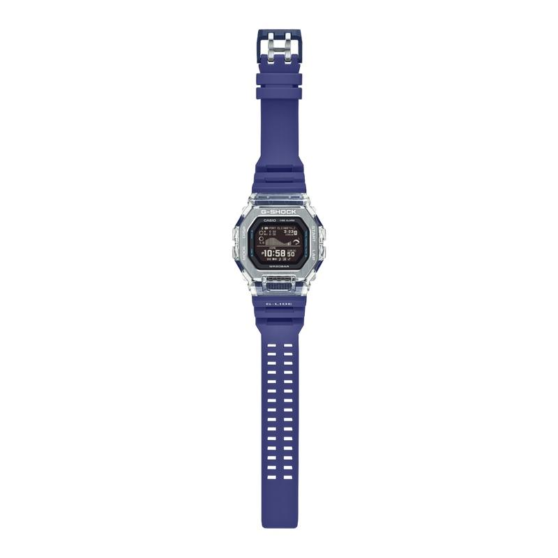 CASIO カシオ G-SHOCK ジーショック GBX-100S-2JF G-LIDE モバイルリンク タイドグラフ トレーニングログ ブルー | G-SHOCK | 02