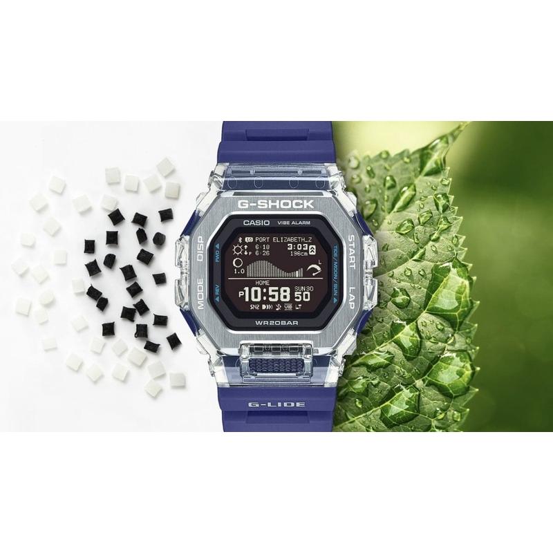 CASIO カシオ G-SHOCK ジーショック GBX-100S-2JF G-LIDE モバイルリンク タイドグラフ トレーニングログ ブルー | G-SHOCK | 06