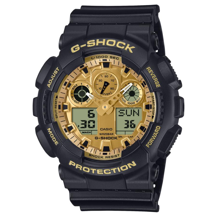 CASIO カシオ G-SHOCK ジーショック GA-100GGB-1A9JF Black and Gold Series | G-SHOCK