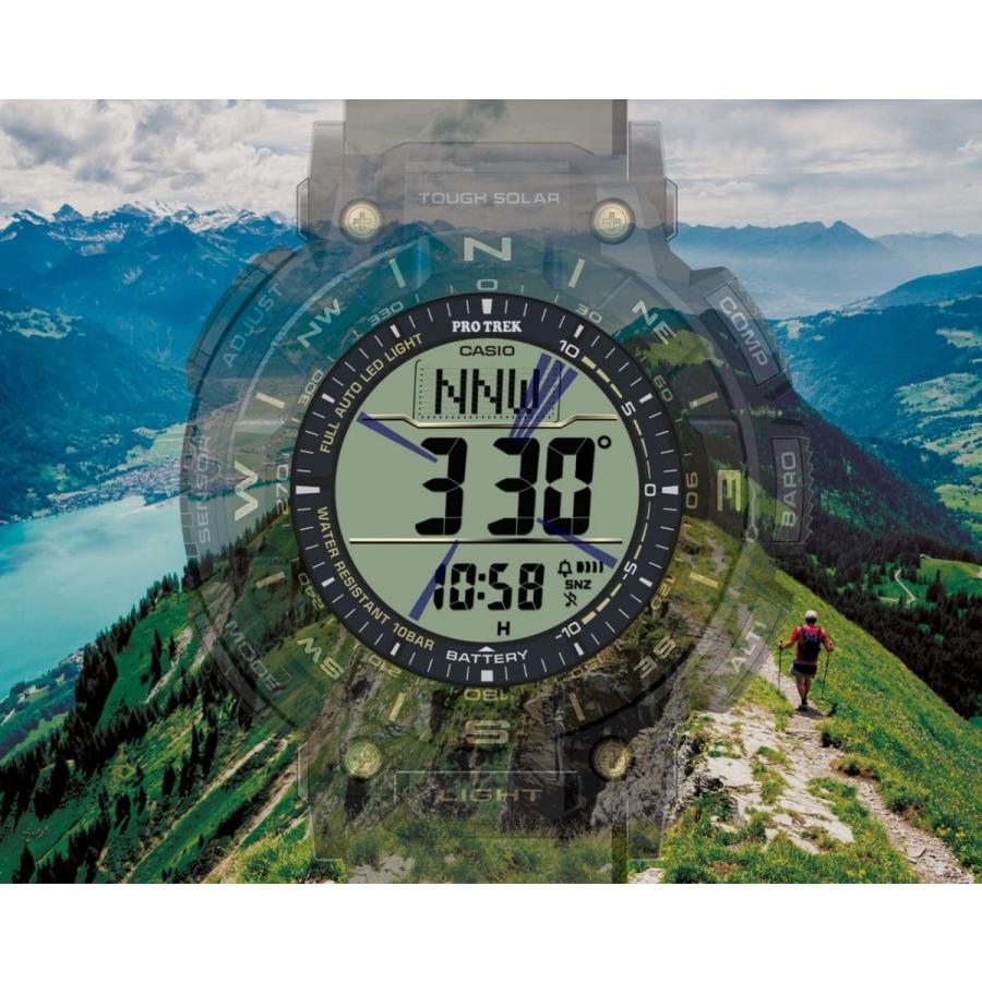 CASIO カシオ PROTREK プロトレック PRG-340ANS-3JR プロトレック30周年記念 方位 気圧 高度 温度 ソーラー 限定 | PRO TREK | 09