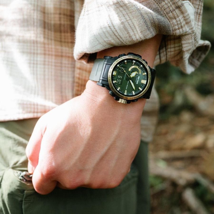 CASIO カシオ PROTREK プロトレック PRW-61ANS-3JR Climber Line プロトレック30周年記念 日本製 方位 気圧 高度 温度 ソーラー電波 限定 | PRO TREK | 08