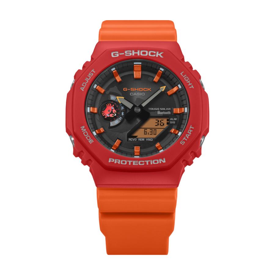 CASIO カシオ G-SHOCK ジーショック GA-B2100DF-4AJR チャールズ・ダーウィン財団コラボ ガラパゴスベニイワガニ モバイルリンク ソーラー電波 限定 | G-SHOCK | 01