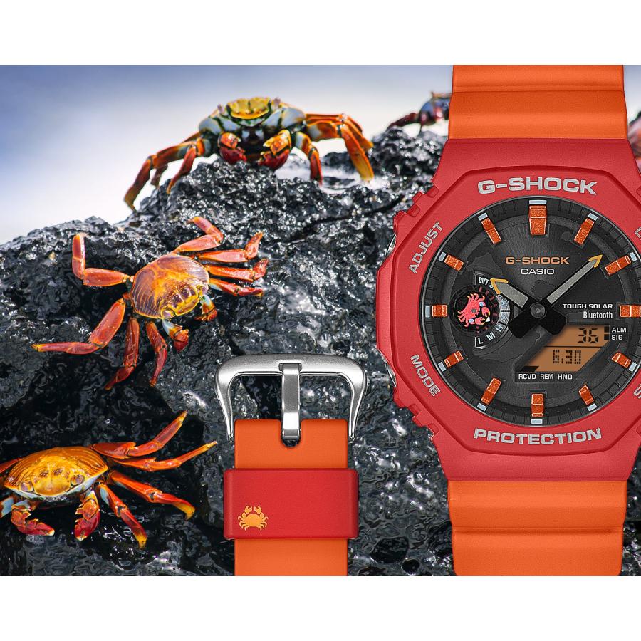 CASIO カシオ G-SHOCK ジーショック GA-B2100DF-4AJR チャールズ・ダーウィン財団コラボ ガラパゴスベニイワガニ モバイルリンク ソーラー電波 限定 | G-SHOCK | 04