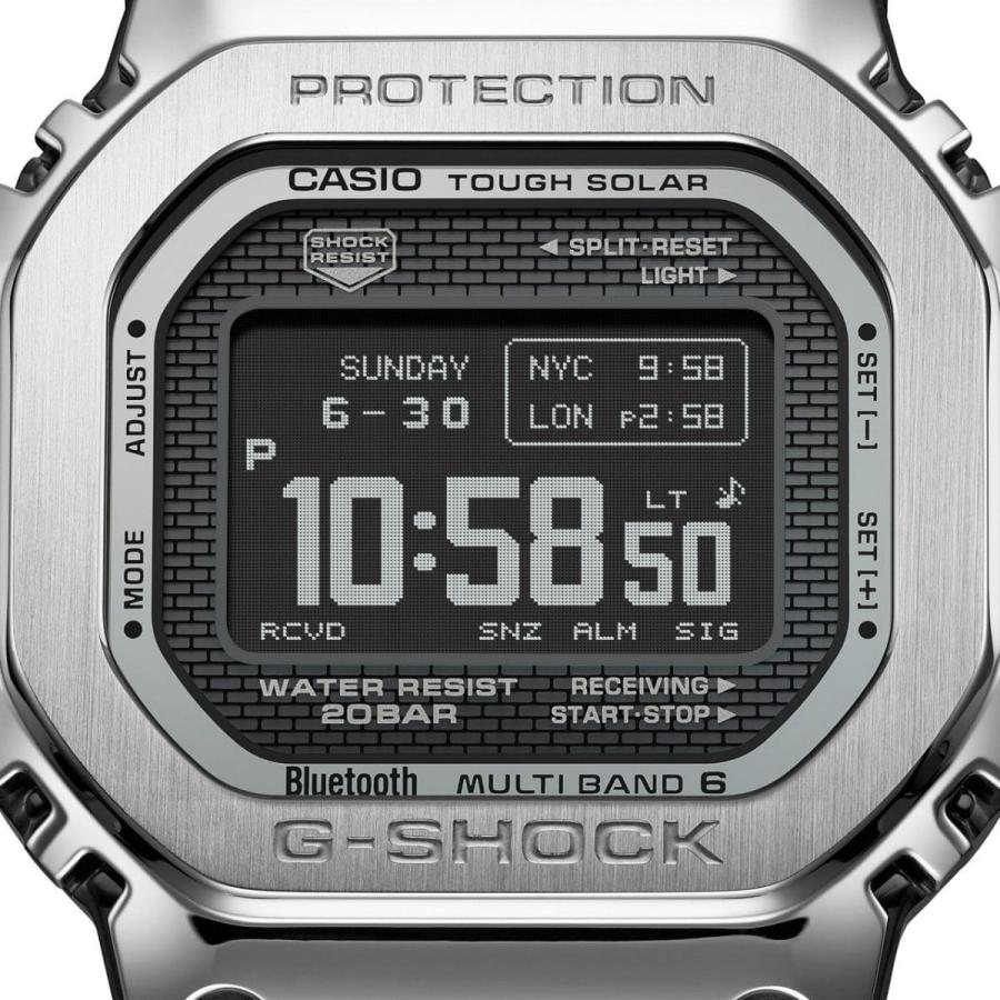 CASIO カシオ G-SHOCK ジーショック GMW-BZ5000D-1JF MIP液晶 フルメタル 日本製 モバイルリンク ソーラー電波 シルバー | G-SHOCK | 03