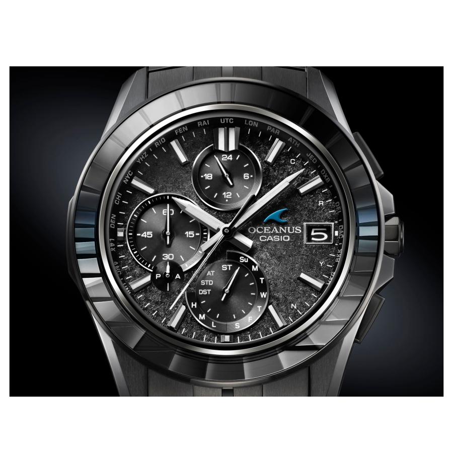 CASIO カシオ OCEANUS オシアナス OCW-S7000CN-1AJF Manta マンタ [CALM NIGHT] 江戸切子 日本製 チタン モバイルリンク ソーラー電波 世界限定1,000本 | Manta（OCEANUS） | 02