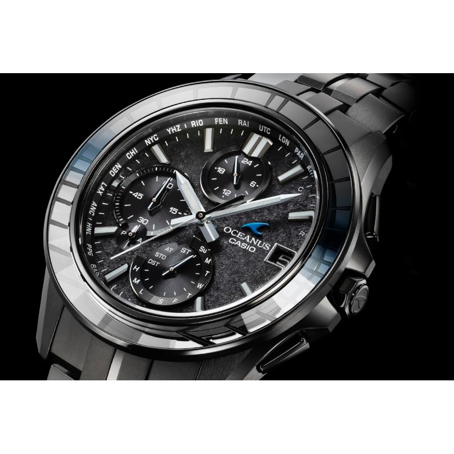 CASIO カシオ OCEANUS オシアナス OCW-S7000CN-1AJF Manta マンタ [CALM NIGHT] 江戸切子 日本製 チタン モバイルリンク ソーラー電波 世界限定1,000本 | Manta（OCEANUS） | 04