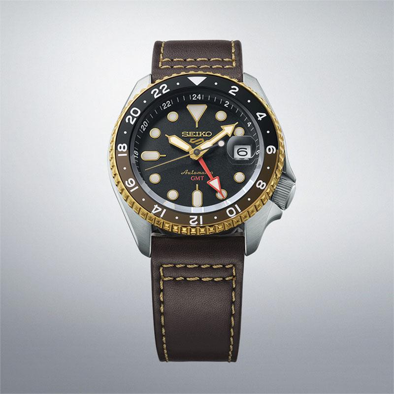 SEIKO セイコー 5 SPORTS SBSC020 SKX Sports Style GMTモデル ブラック カーフ 手巻付き自動巻 | Seiko 5 Sports | 02