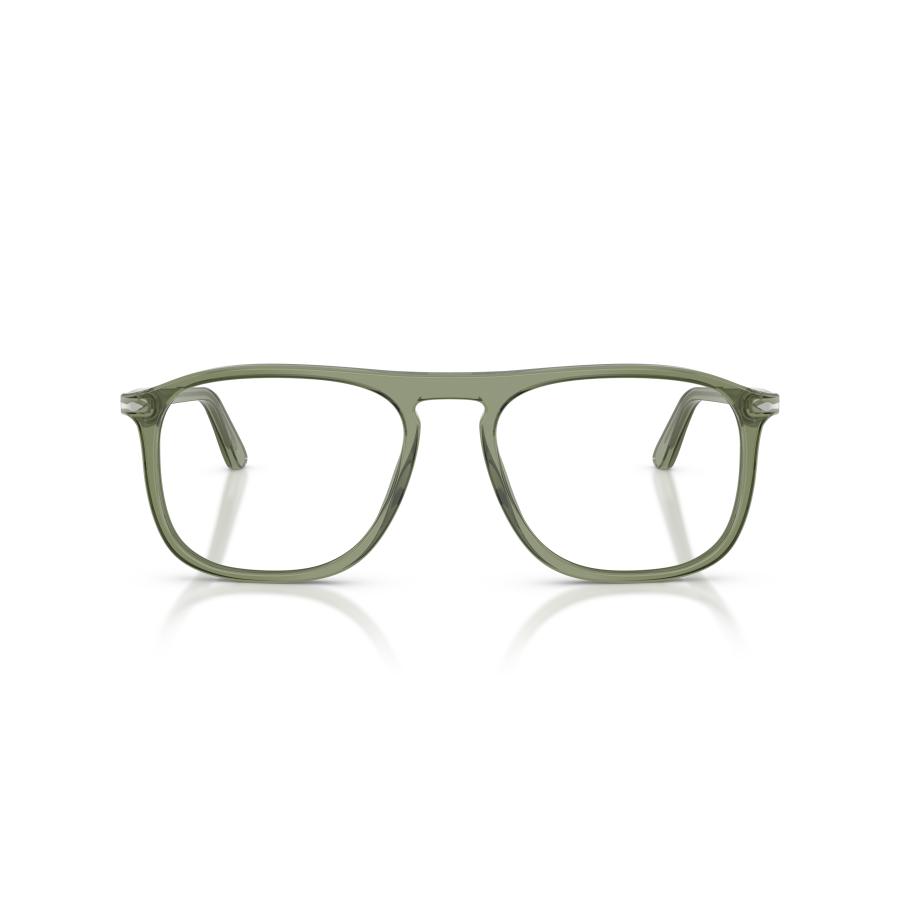 Persol ペルソール 3392V Col.1226 Transparent Green クリアグリーン ウェリントンタイプ セルフレーム メガネ イタリア 正規輸入品 | persol | 01