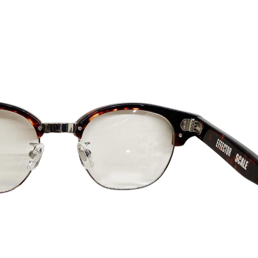 EFFECTOR エフェクター「SCALE/スケール」Col.TURSL/茶シルバー メガネ
