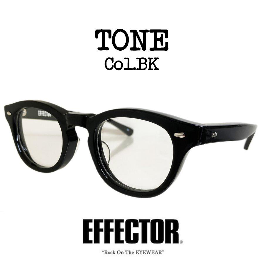 EFFECTOR TONE サングラス メガネ EFFECTOR（エフェクター） 「TONE/トーン」Col.BK/ブラック メガネ