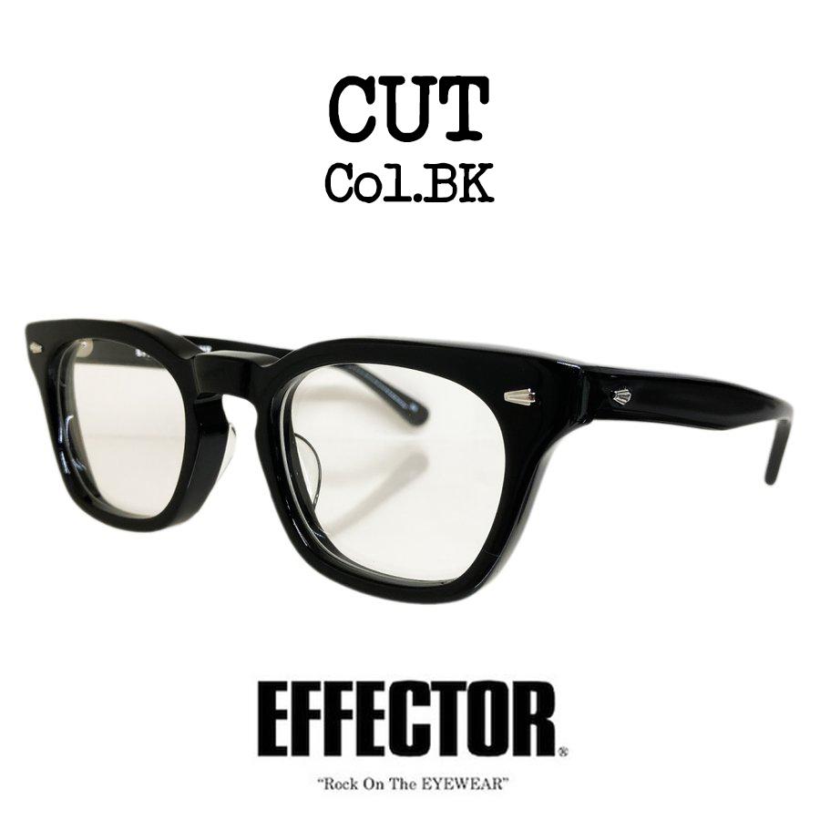 EFFECTOR（エフェクター） 「CUT/カット」Col.BK/ブラック メガネ 