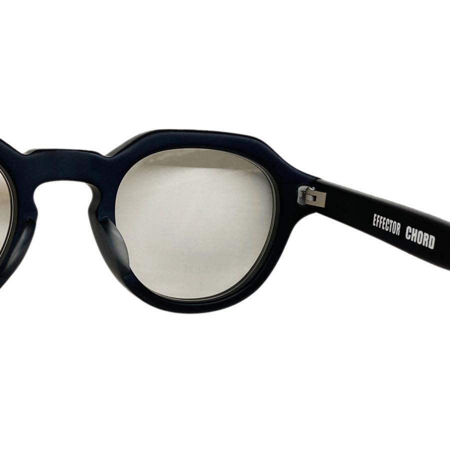 【特売品】EFFECTOR CHORD ブラックラウンドメガネ EFFECTOR エフェクター「CHORD/コード」Col.BK ブラック黒