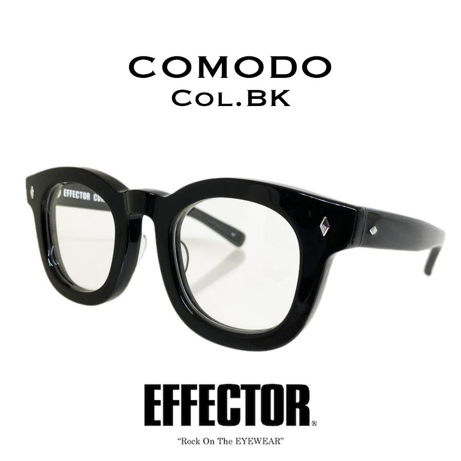 EFFECTOR エフェクター COMODO/コモド Col.BK/ブラック 黒 メガネ  
