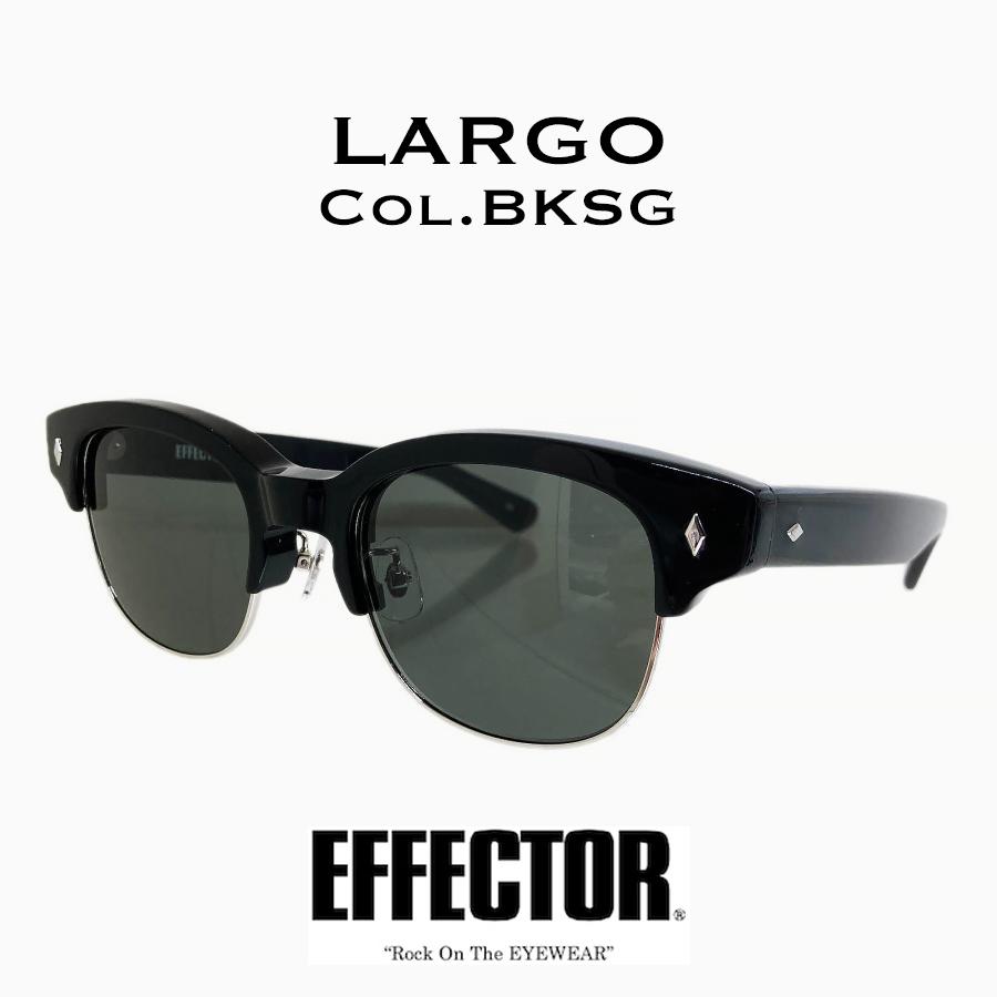 EFFECTOR エフェクター LARGO/ラルゴ Col.BKSG 黒×グリーン サングラス  